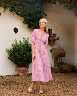 Polin et moi Vestido Flores Alba