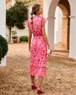 Polin et moi Vestido Flores Blima