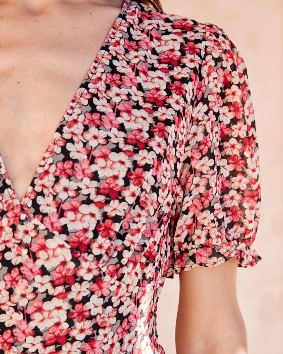 Polin et moi Vestido Flores Estela