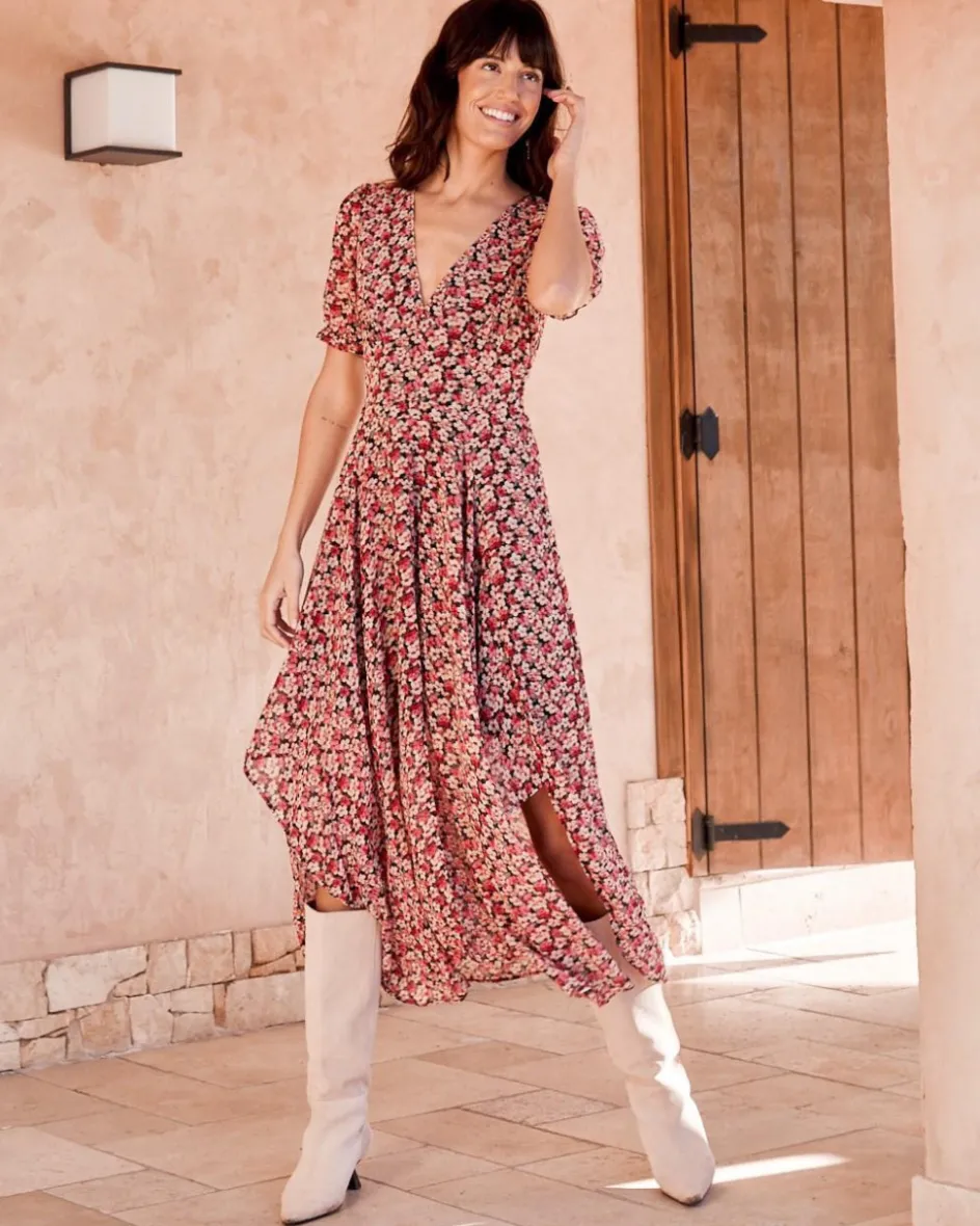 Polin et moi Vestido Flores Estela