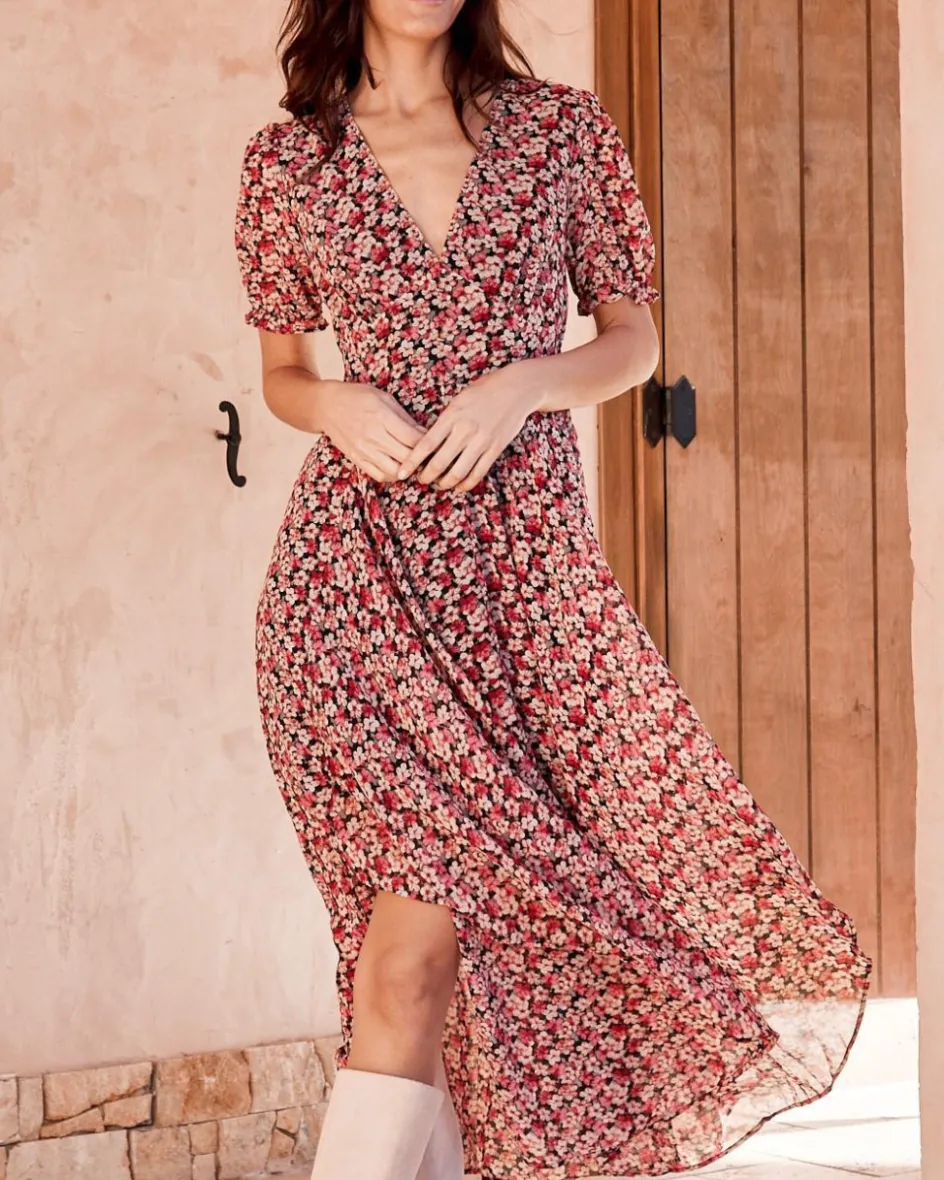 Polin et moi Vestido Flores Estela