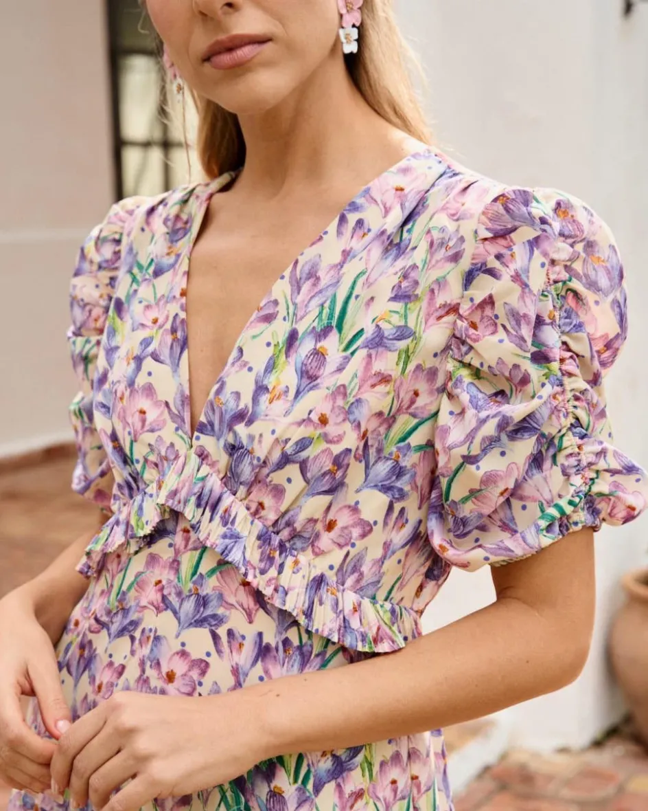 Polin et moi Vestido Flores Gaia