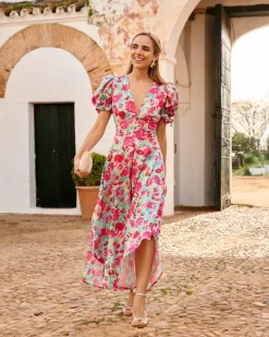 Polin et moi Vestido Flores Mar