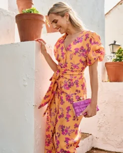 Polin et moi Vestido Flores Sua