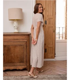 Polin et moi Vestido Largo Lunar