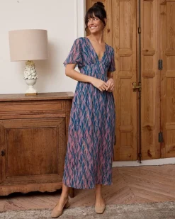 Polin et moi Vestido Largo Océano