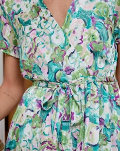 Polin et moi Vestido Largo Rosinda