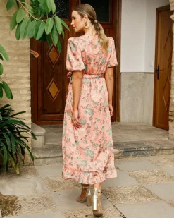 Polin et moi Vestido Midi Azalea