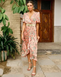 Polin et moi Vestido Midi Azalea