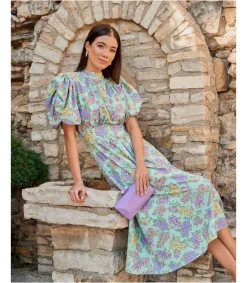 Polin et moi Vestido Midi Lis