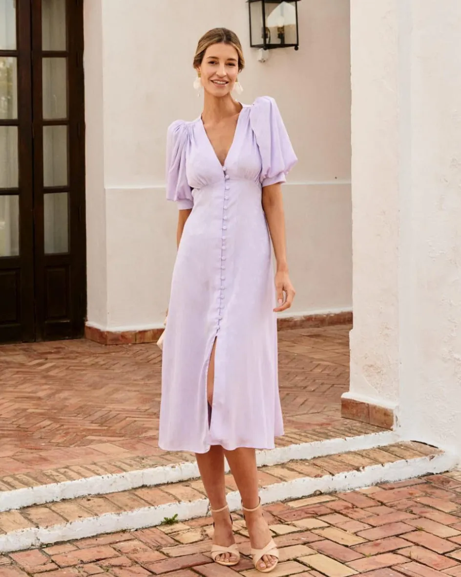 Polin et moi Vestido Midi Luanna