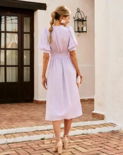 Polin et moi Vestido Midi Luanna