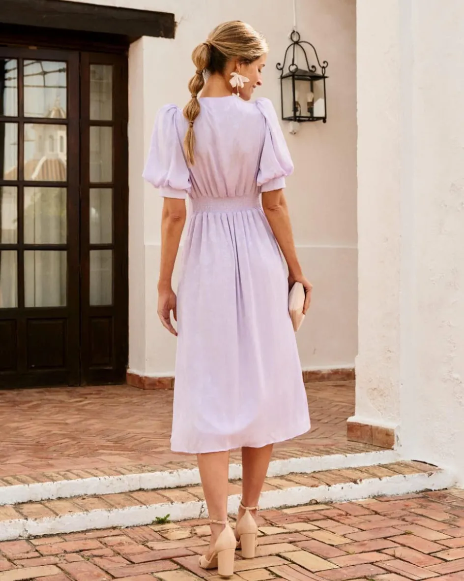 Polin et moi Vestido Midi Luanna