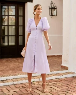 Polin et moi Vestido Midi Luanna