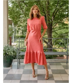 Polin et moi Vestido Midi Manuela