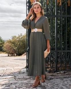 Polin et moi Vestido Midi Nashira