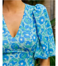 Polin et moi Vestido Midi Orquídea