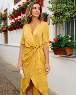 Polin et moi Vestido Nudo Adrianna