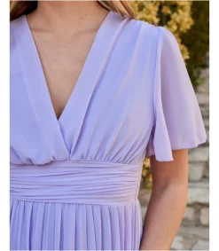 Polin et moi Vestido Plisado Gema