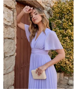 Polin et moi Vestido Plisado Gema