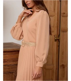 Polin et moi Vestido Plisado Mindy