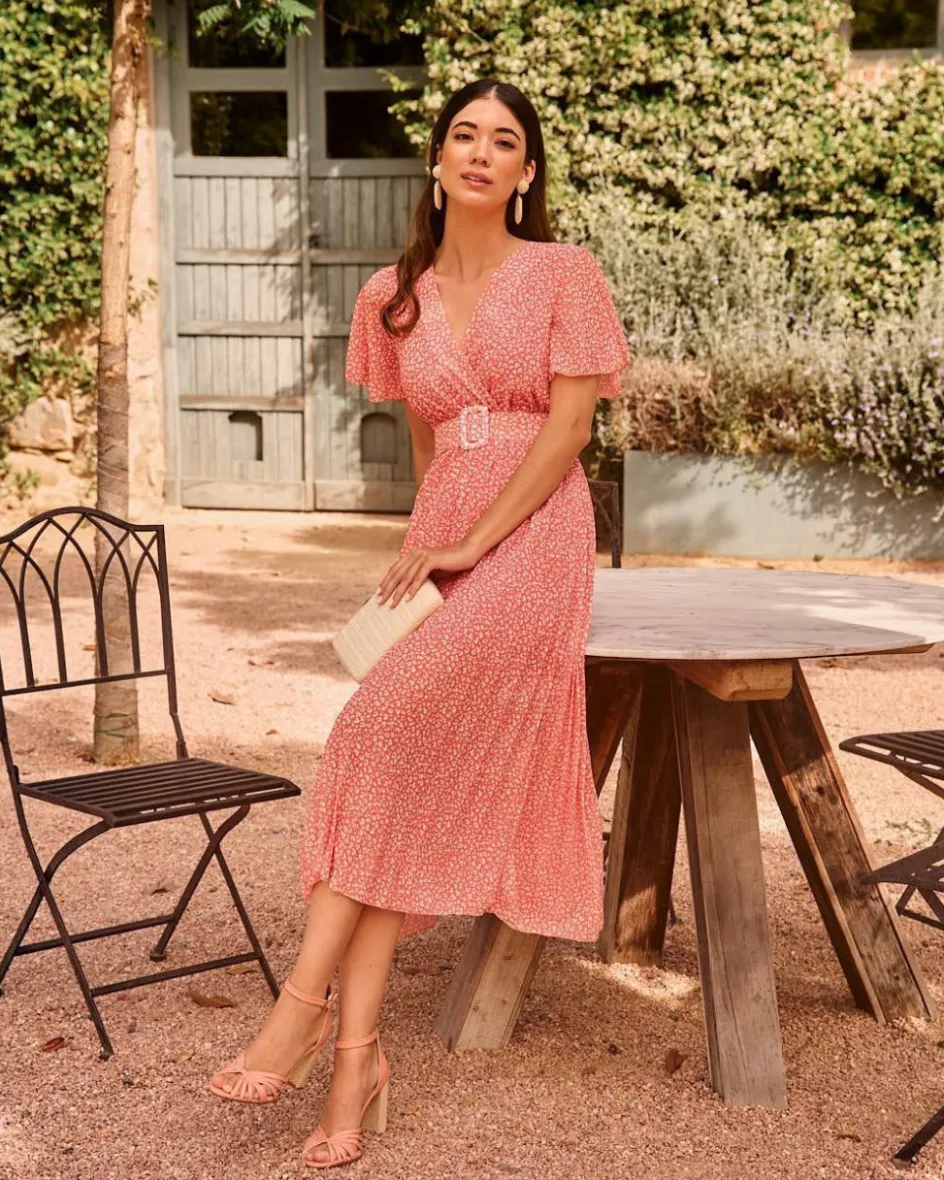 Polin et moi Vestido Plisado Olinda