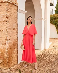 Polin et moi Vestido Plisado Xana