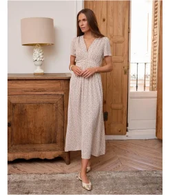 Polin et moi Vestido Largo Lunar